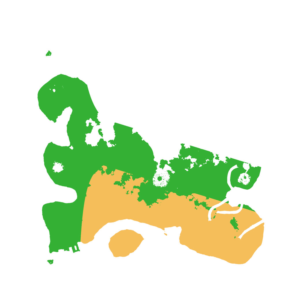 Biome Rust Map: Procedural Map, Size: 2608, Seed: 13825