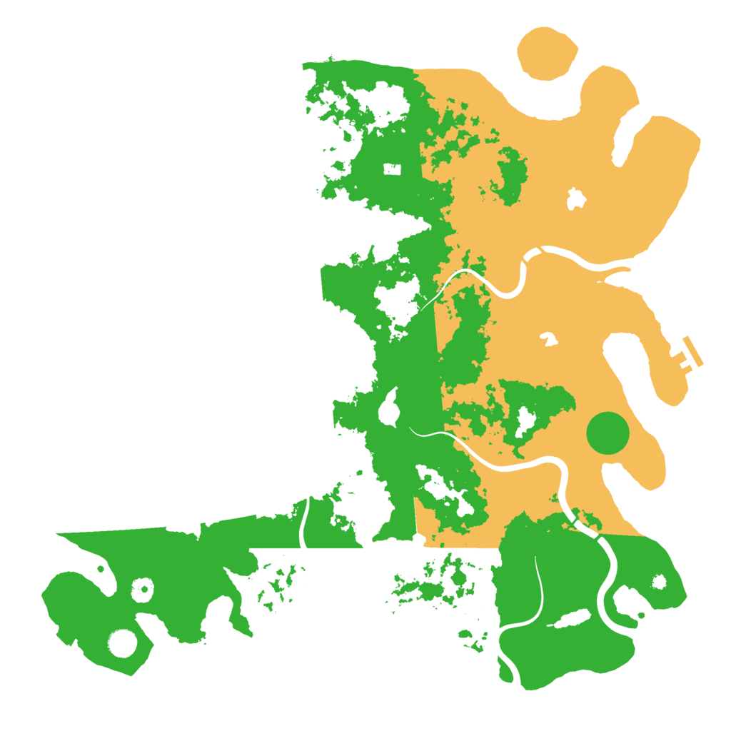 Biome Rust Map: Procedural Map, Size: 4500, Seed: 1211213952