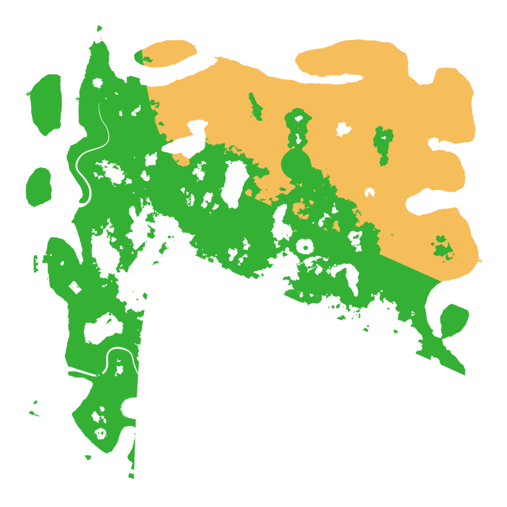 Biome Rust Map: Procedural Map, Size: 4500, Seed: 506338527
