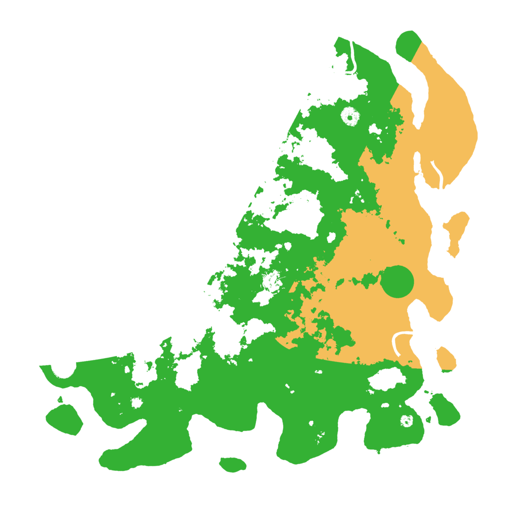 Biome Rust Map: Procedural Map, Size: 4096, Seed: 100309
