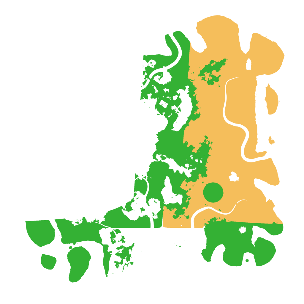Biome Rust Map: Procedural Map, Size: 4000, Seed: 1237
