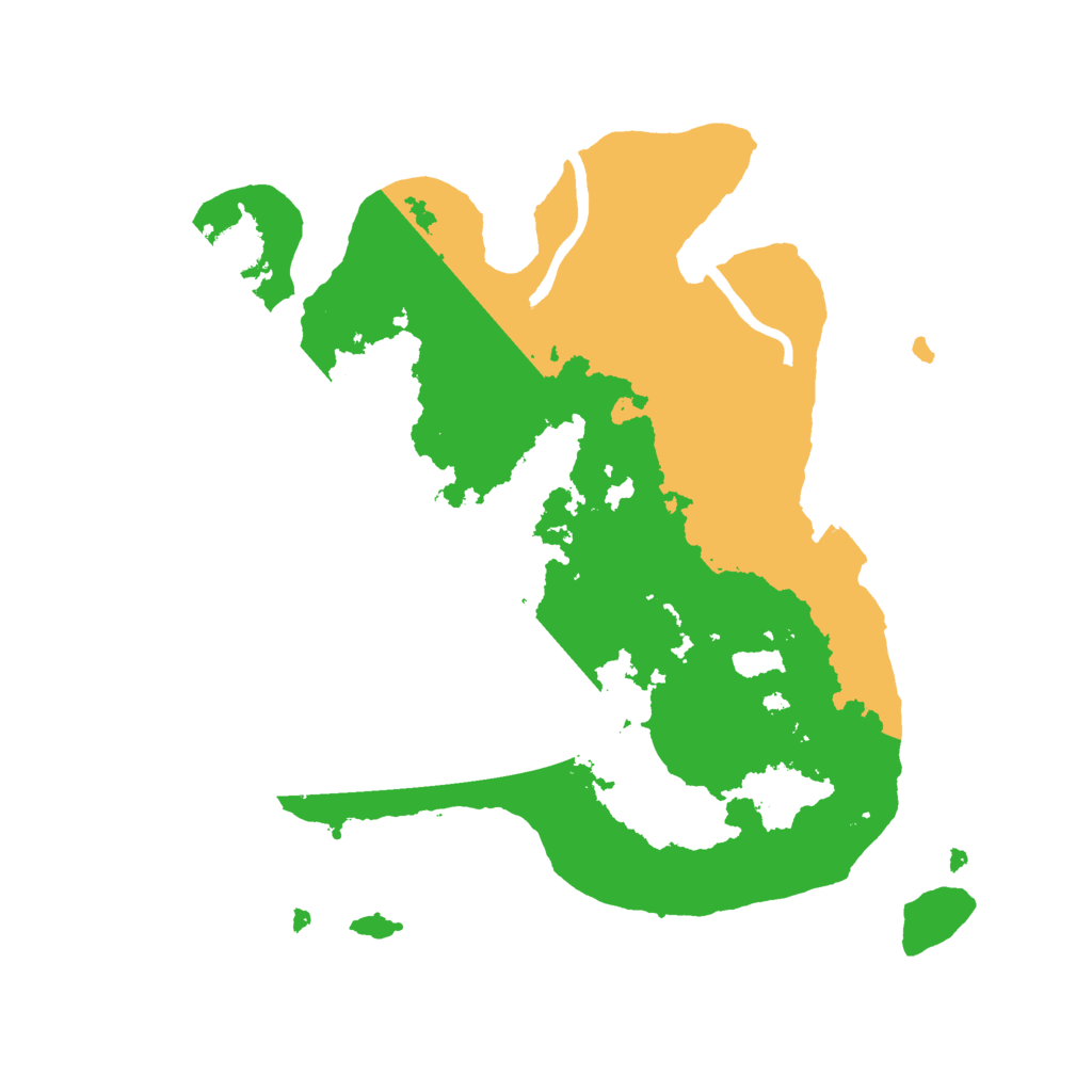 Biome Rust Map: Procedural Map, Size: 2500, Seed: 11123