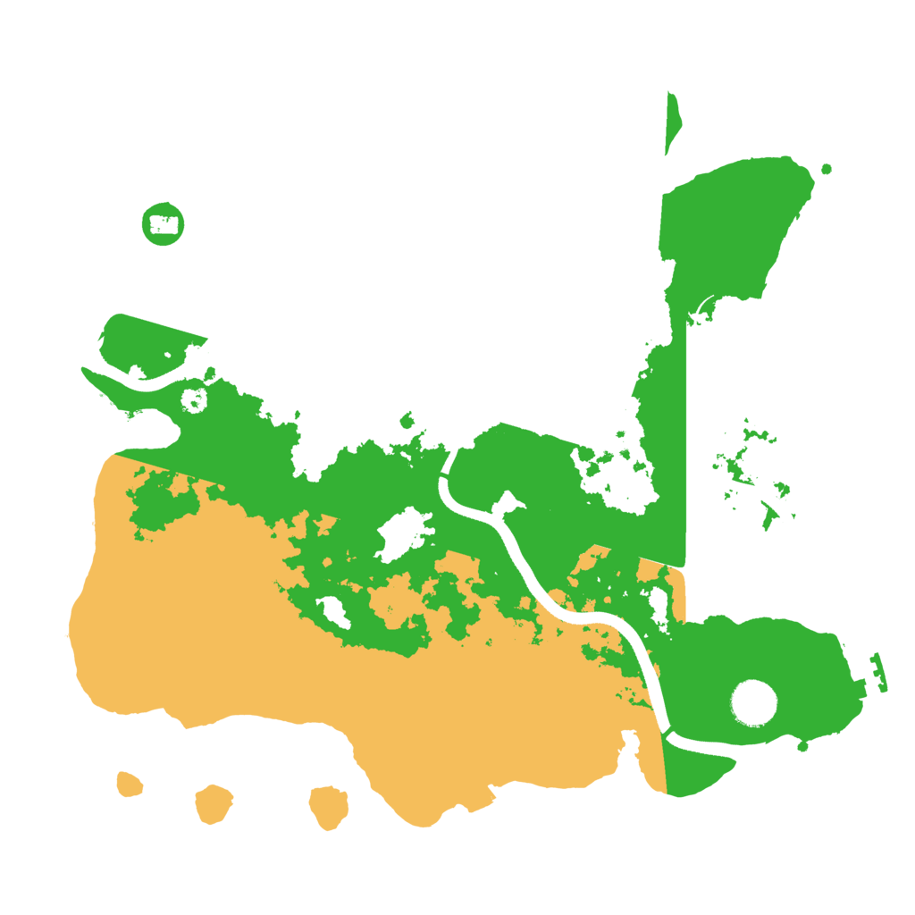 Biome Rust Map: Procedural Map, Size: 3500, Seed: 740577541