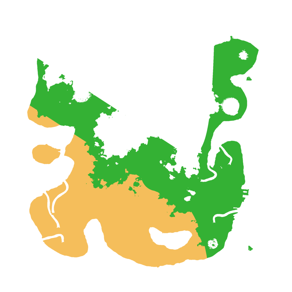 Biome Rust Map: Procedural Map, Size: 3000, Seed: 2071538797