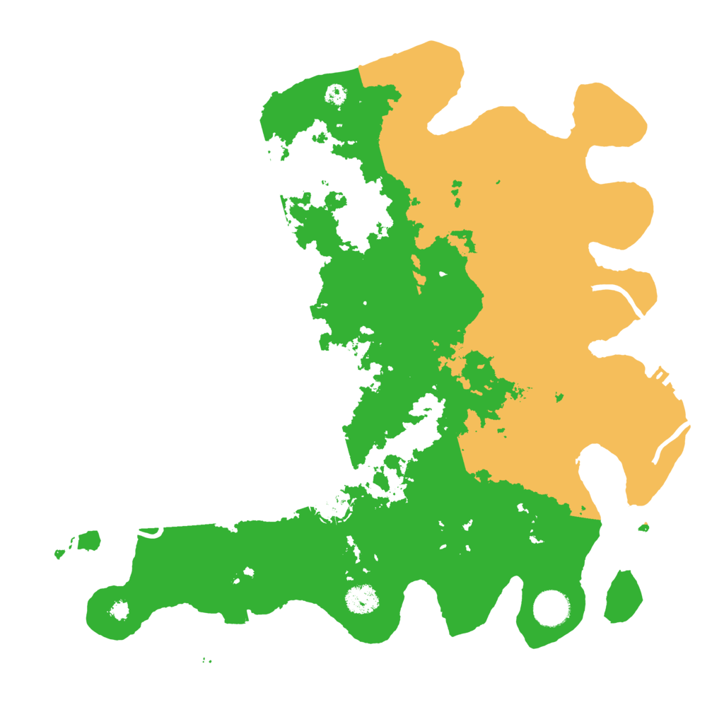 Biome Rust Map: Procedural Map, Size: 3500, Seed: 2066241198