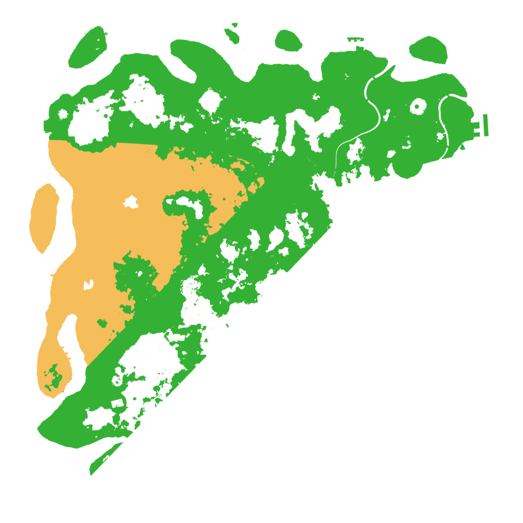 Biome Rust Map: Procedural Map, Size: 4800, Seed: 5297