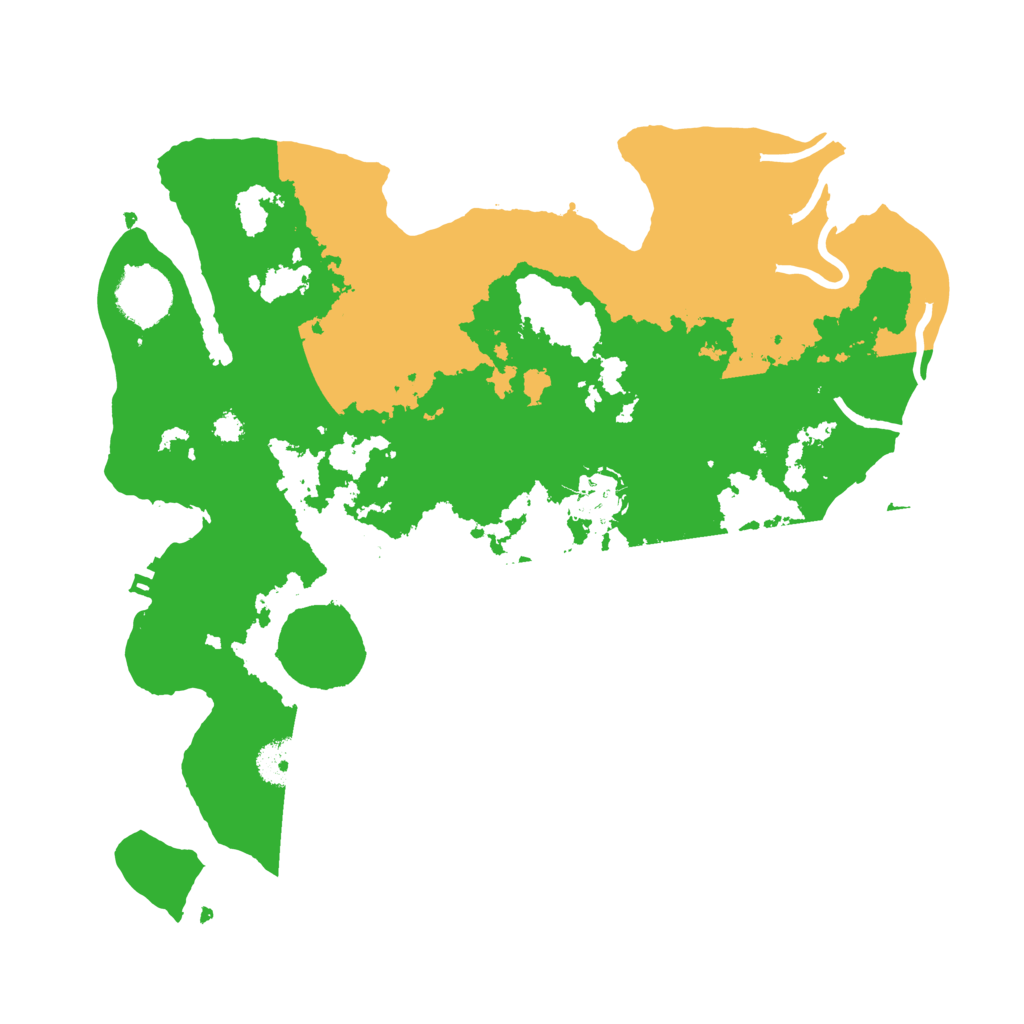 Biome Rust Map: Procedural Map, Size: 3250, Seed: 54