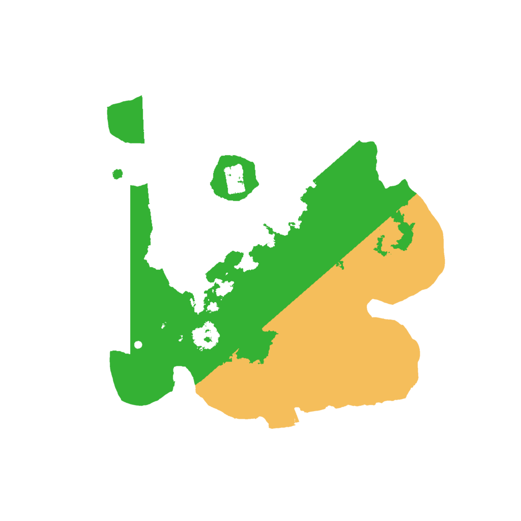 Biome Rust Map: Procedural Map, Size: 2000, Seed: 65451