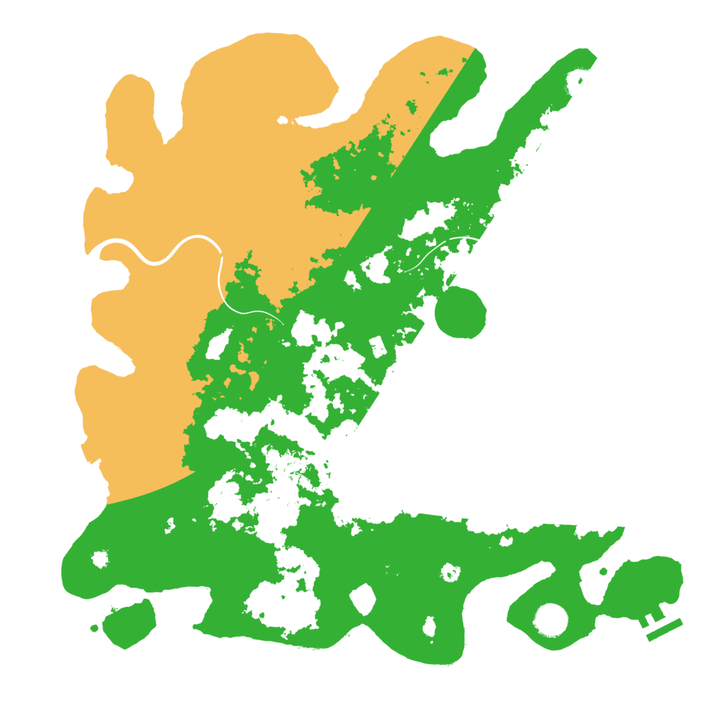 Biome Rust Map: Procedural Map, Size: 3800, Seed: 20210903