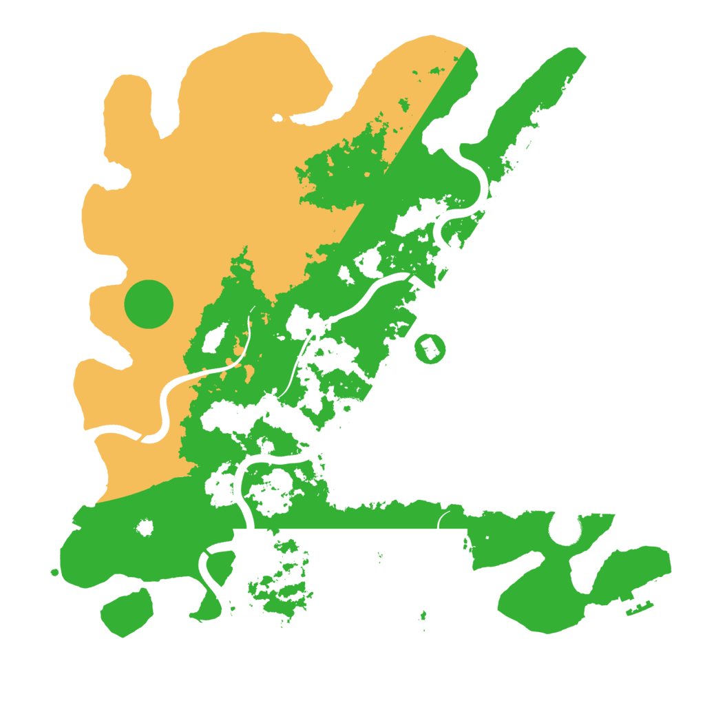 Biome Rust Map: Procedural Map, Size: 3800, Seed: 20210903
