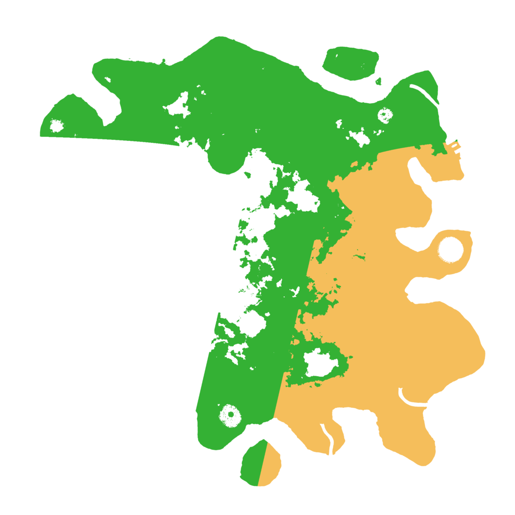 Biome Rust Map: Procedural Map, Size: 3600, Seed: 1249894646