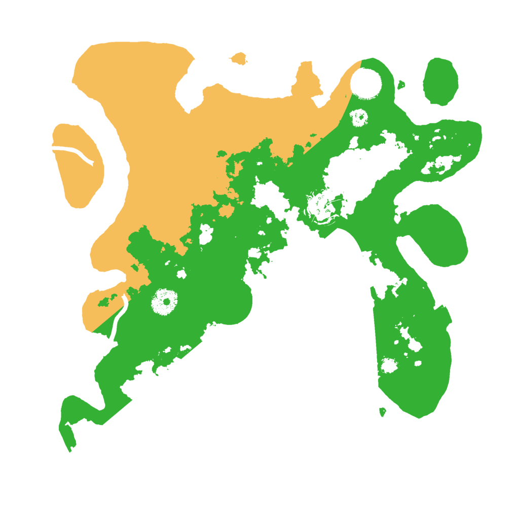Biome Rust Map: Procedural Map, Size: 3000, Seed: 375354