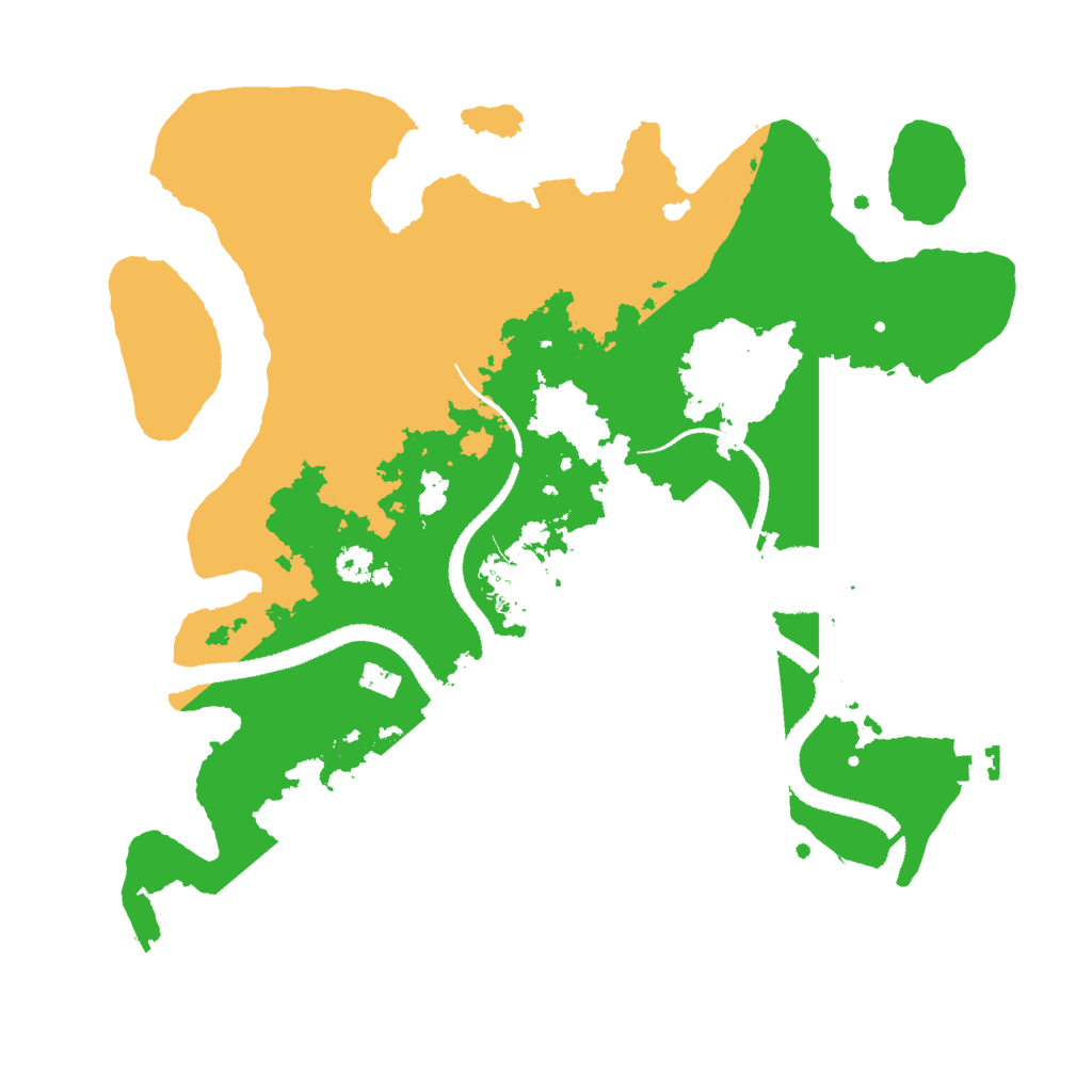 Biome Rust Map: Procedural Map, Size: 3000, Seed: 375354