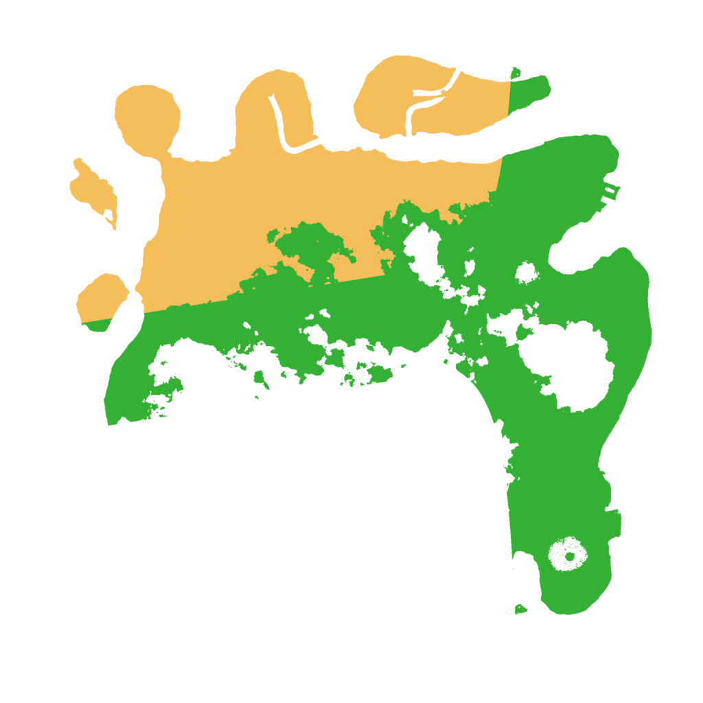 Biome Rust Map: Procedural Map, Size: 3000, Seed: 29345