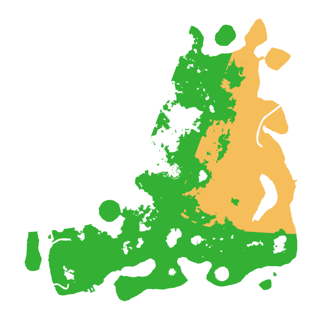 Biome Rust Map: Procedural Map, Size: 4000, Seed: 6991169