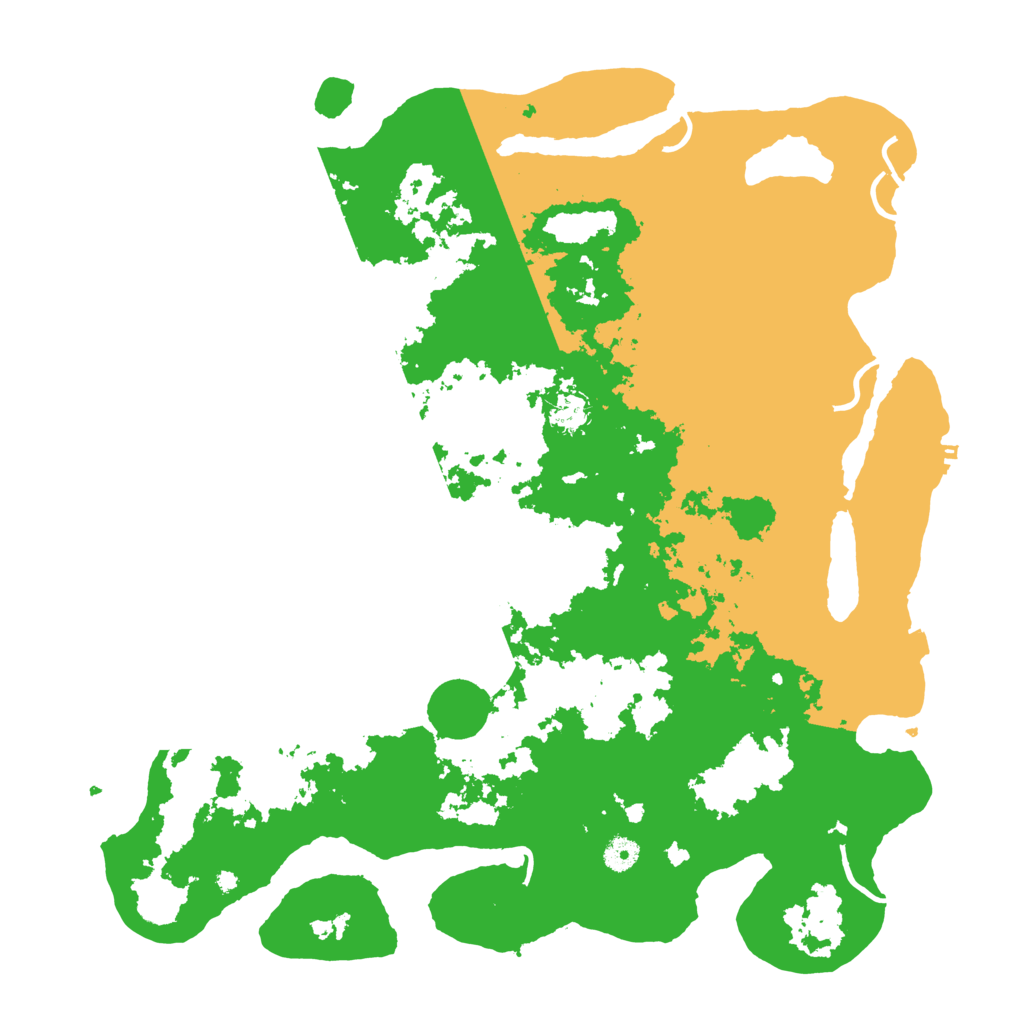 Biome Rust Map: Procedural Map, Size: 4500, Seed: 20309