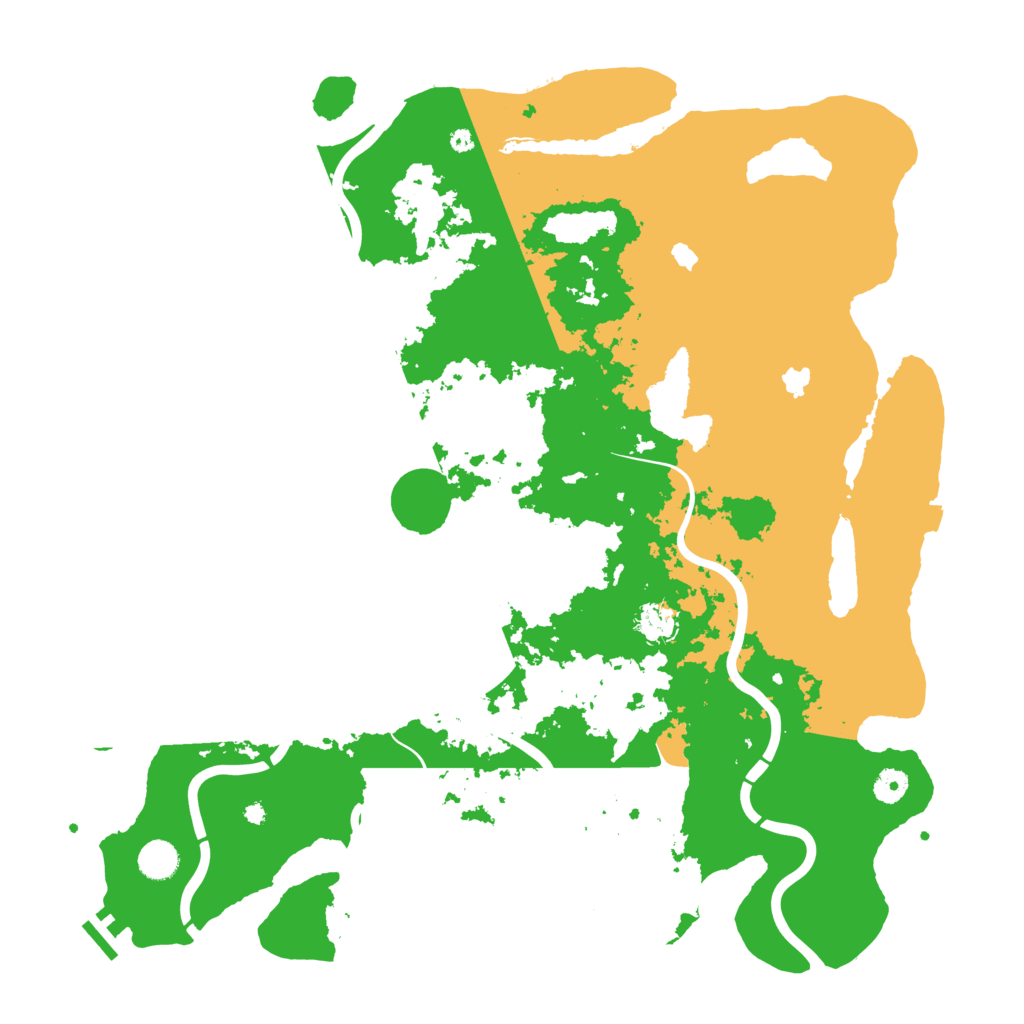 Biome Rust Map: Procedural Map, Size: 4500, Seed: 20309
