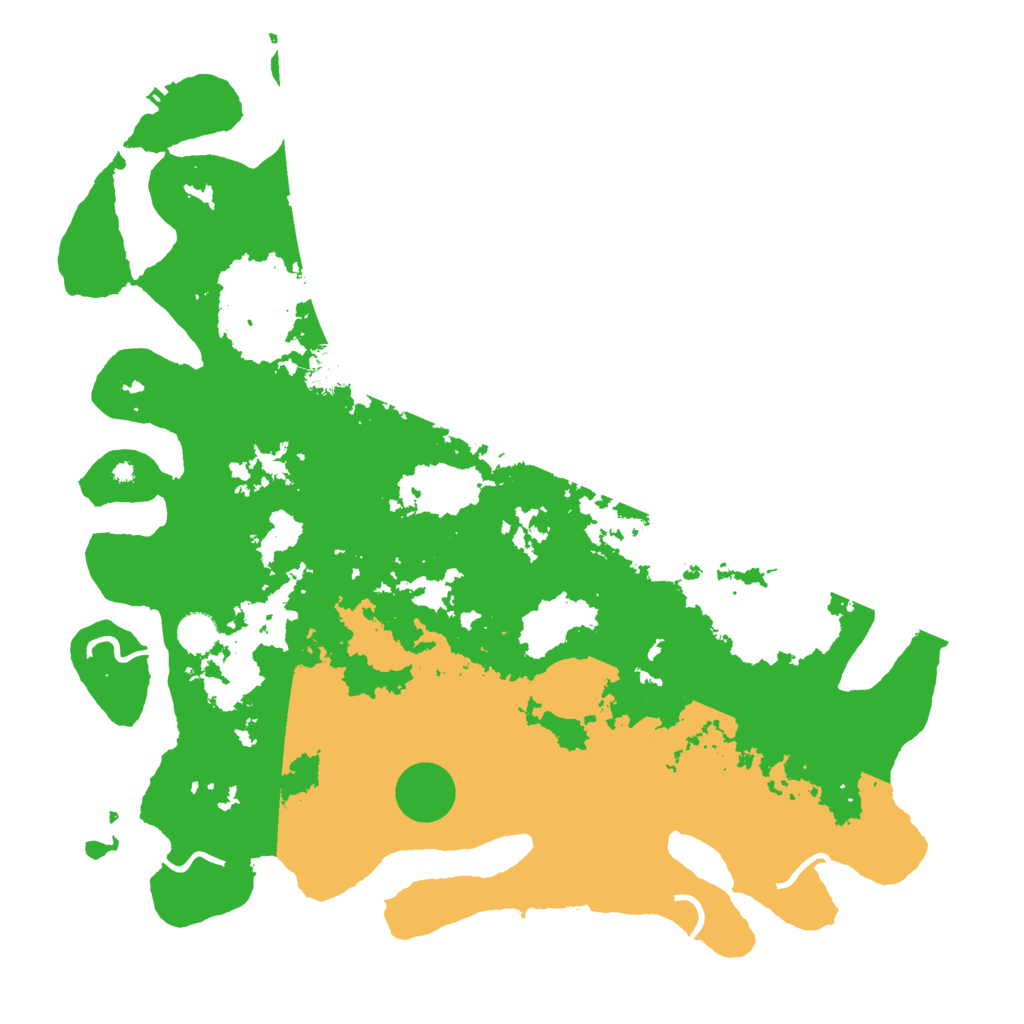 Biome Rust Map: Procedural Map, Size: 4500, Seed: 76443556