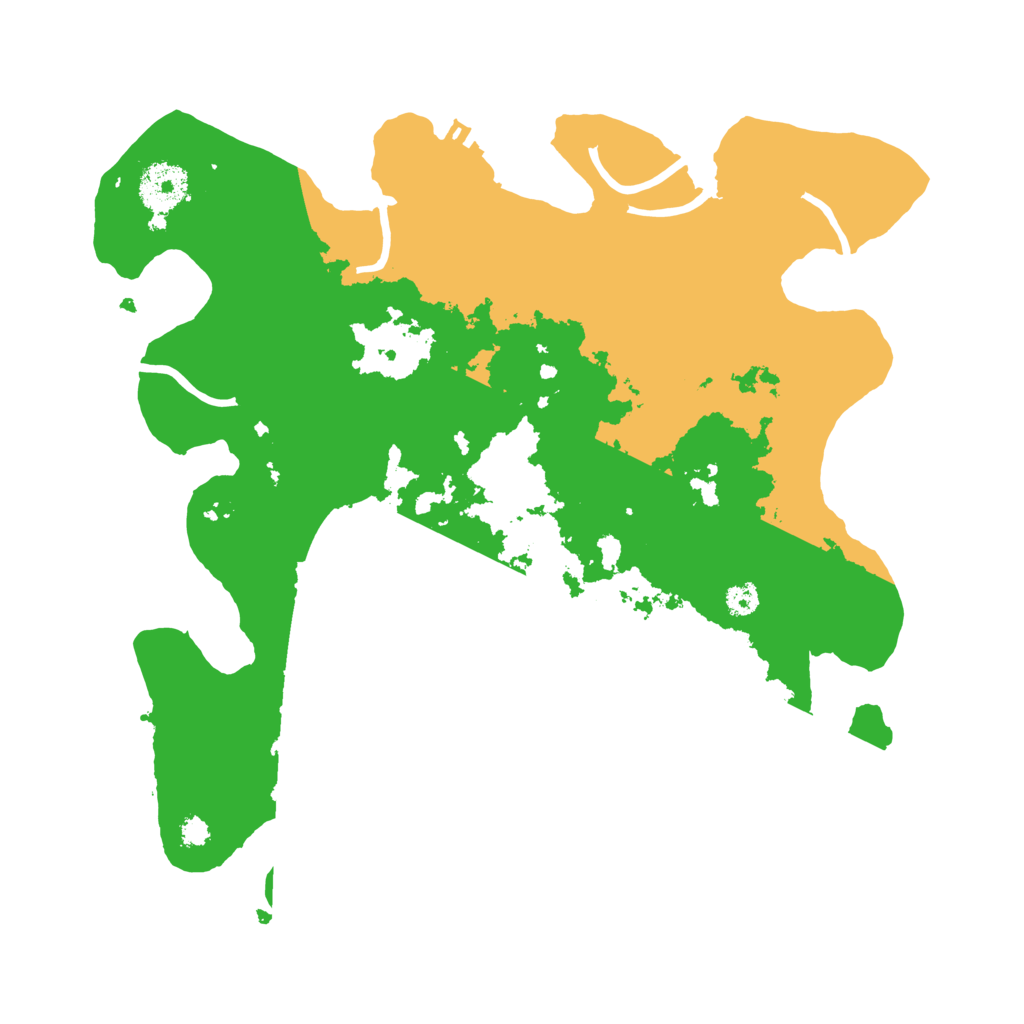 Biome Rust Map: Procedural Map, Size: 3200, Seed: 6942021