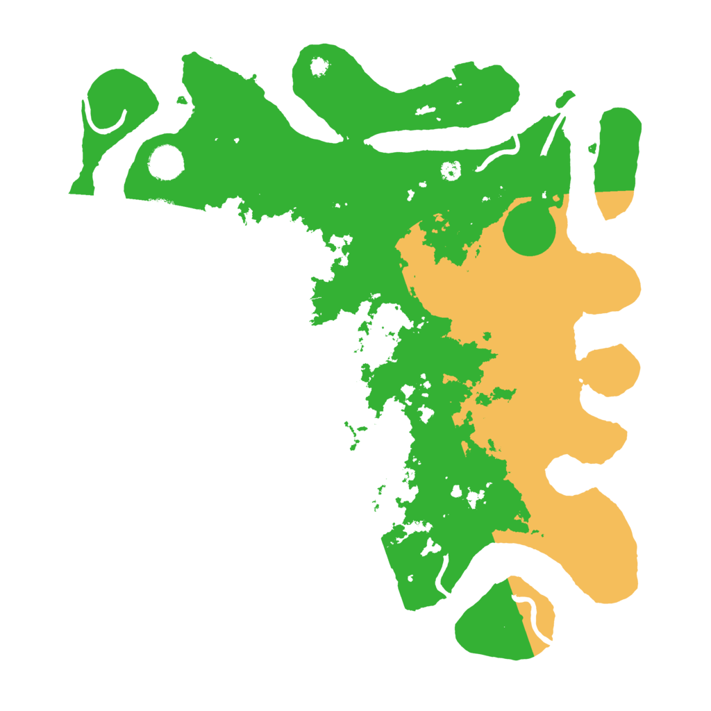 Biome Rust Map: Procedural Map, Size: 3600, Seed: 174573584