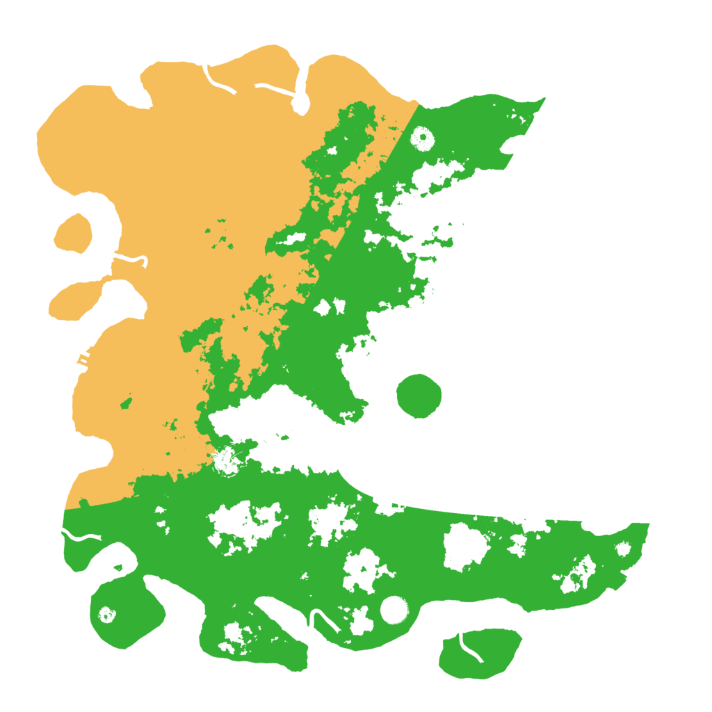 Biome Rust Map: Procedural Map, Size: 4500, Seed: 848132388