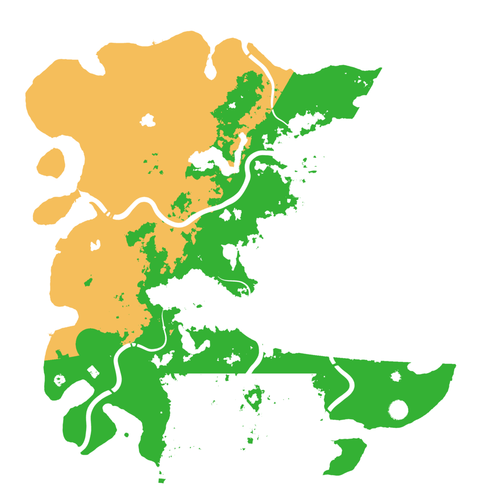 Biome Rust Map: Procedural Map, Size: 4500, Seed: 848132388