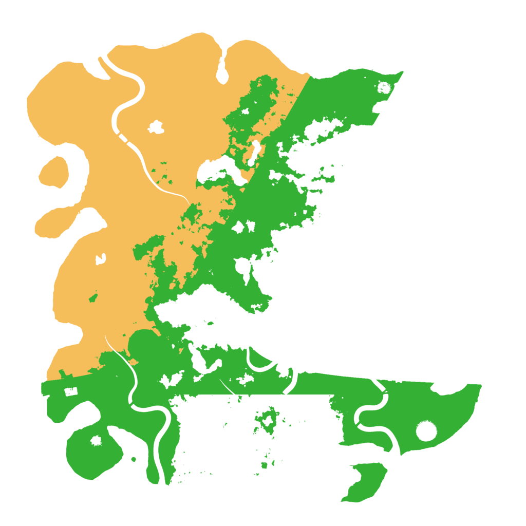 Biome Rust Map: Procedural Map, Size: 4500, Seed: 848132388