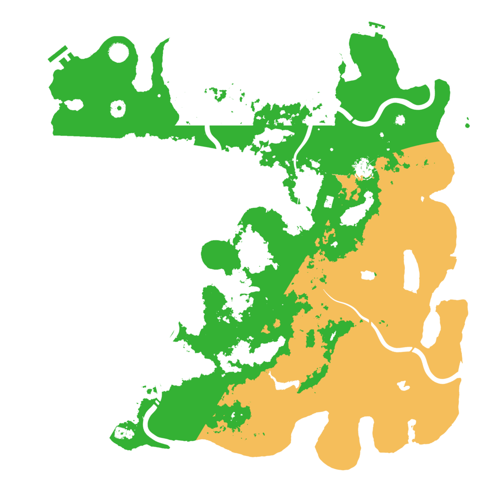 Biome Rust Map: Procedural Map, Size: 4500, Seed: 5403730