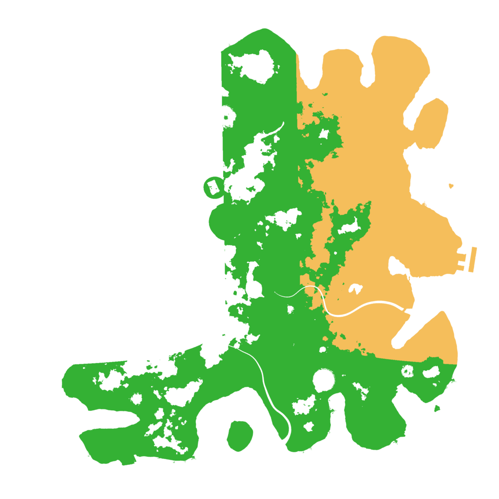 Biome Rust Map: Procedural Map, Size: 4000, Seed: 608335813