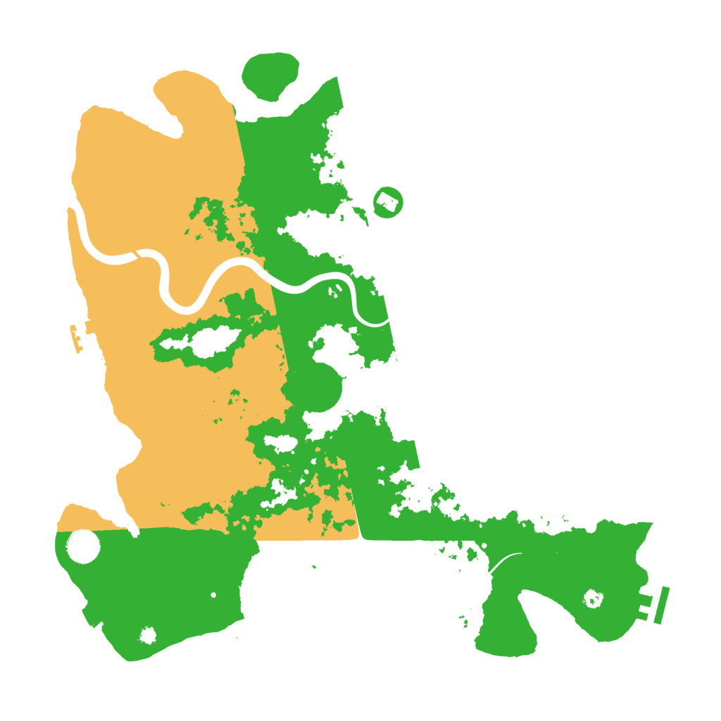 Biome Rust Map: Procedural Map, Size: 3850, Seed: 6737509