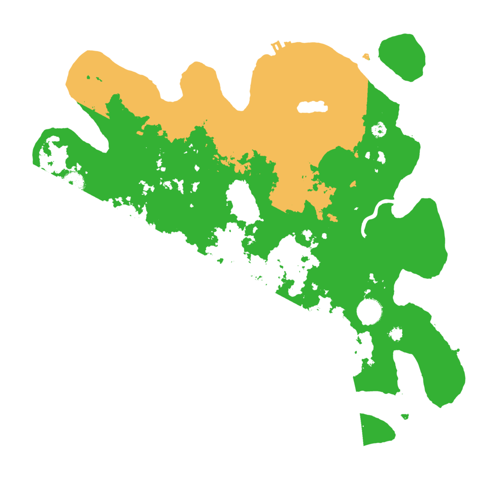Biome Rust Map: Procedural Map, Size: 3500, Seed: 27339