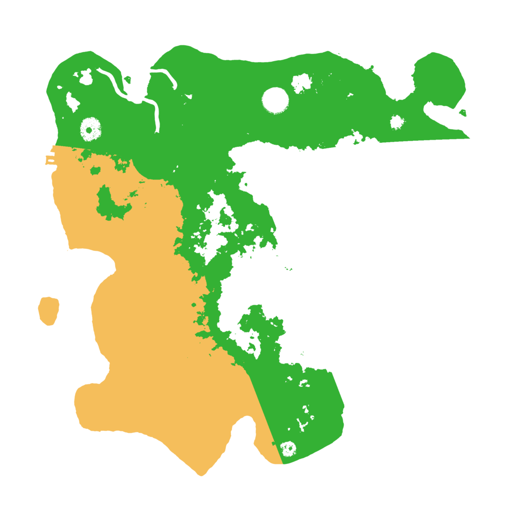 Biome Rust Map: Procedural Map, Size: 3500, Seed: 578715224