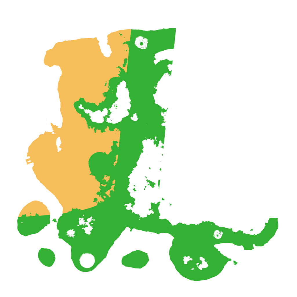 Biome Rust Map: Procedural Map, Size: 3500, Seed: 1060738619