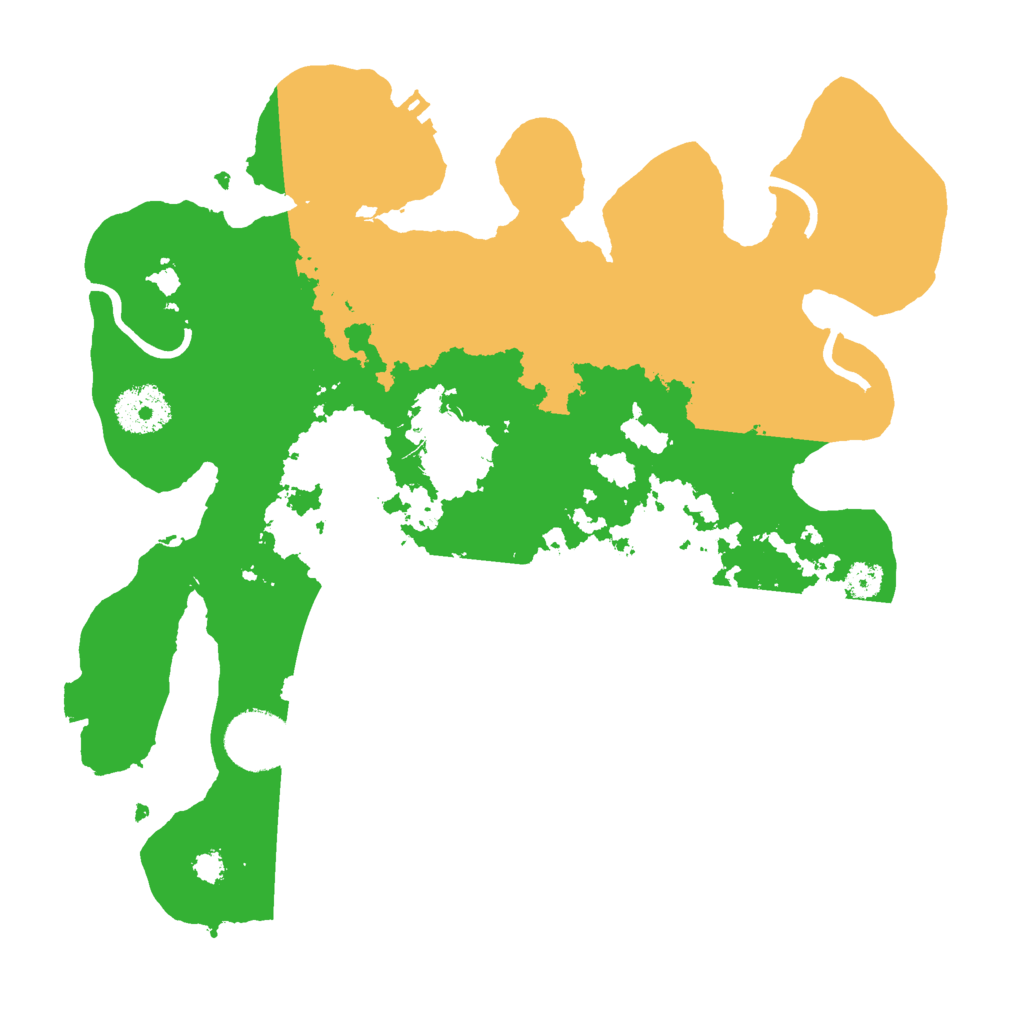 Biome Rust Map: Procedural Map, Size: 3000, Seed: 282300