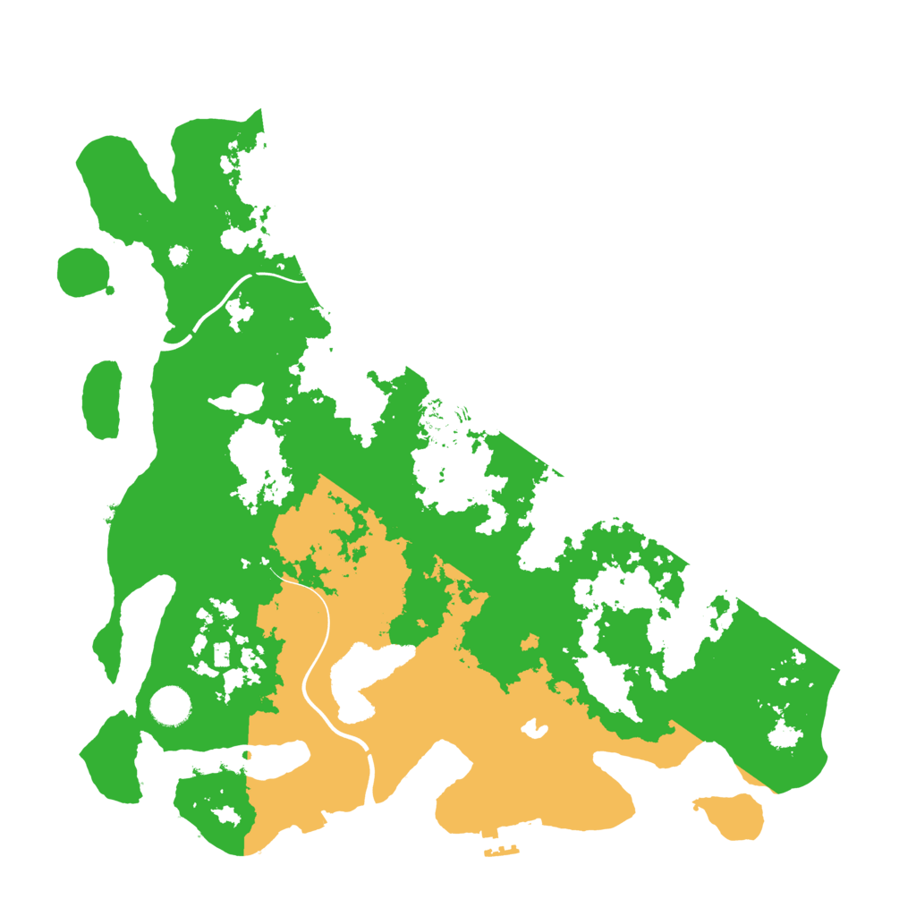 Biome Rust Map: Procedural Map, Size: 4000, Seed: 2945