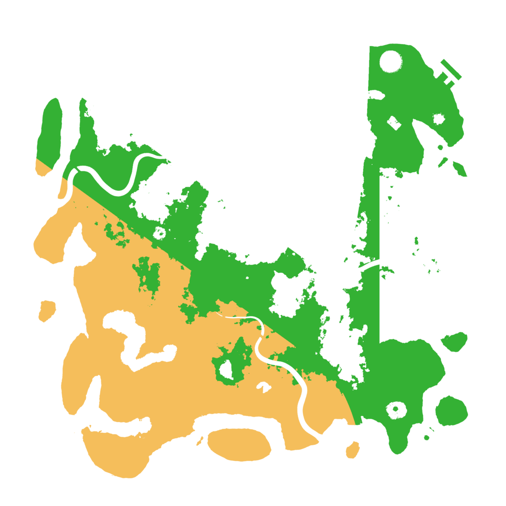Biome Rust Map: Procedural Map, Size: 4000, Seed: 4050