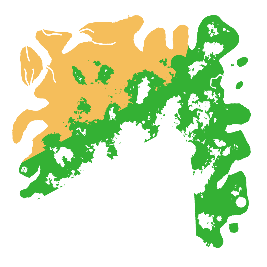 Biome Rust Map: Procedural Map, Size: 4500, Seed: 75512