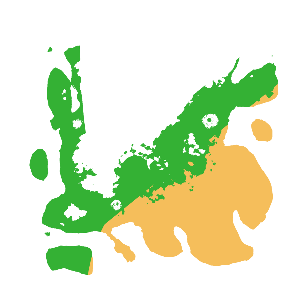 Biome Rust Map: Procedural Map, Size: 3000, Seed: 4598