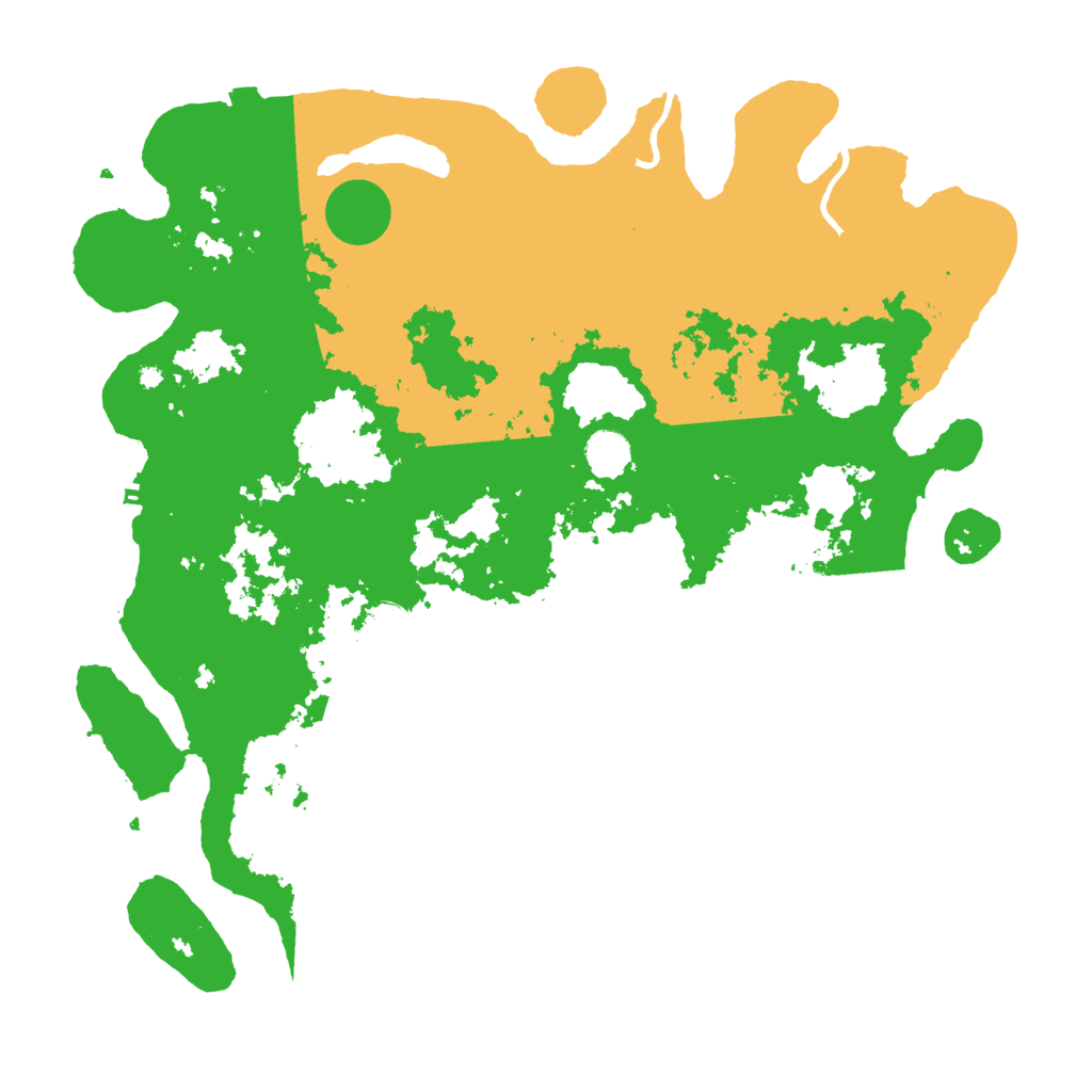 Biome Rust Map: Procedural Map, Size: 4400, Seed: 87678767