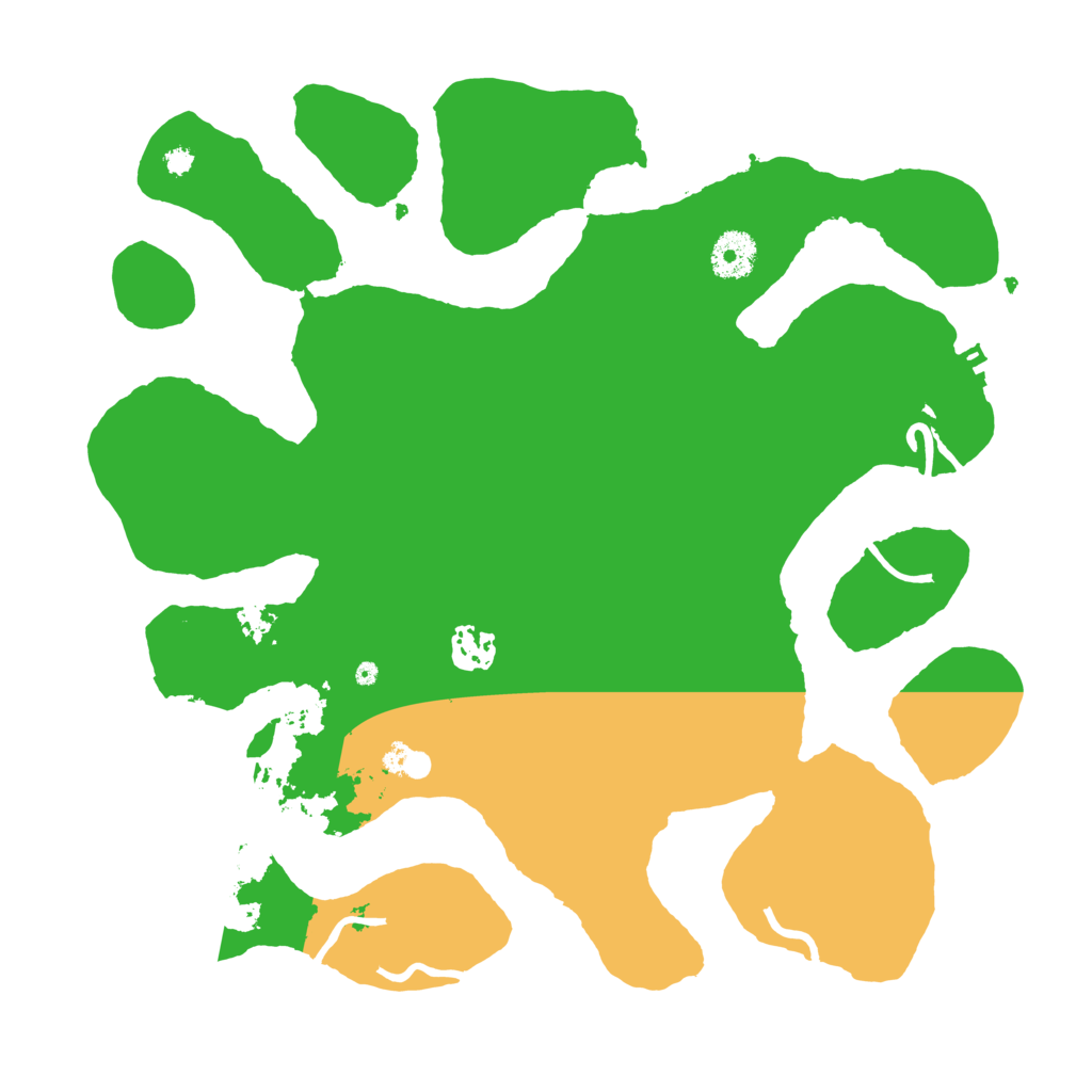 Biome Rust Map: Procedural Map, Size: 3500, Seed: 1011772368