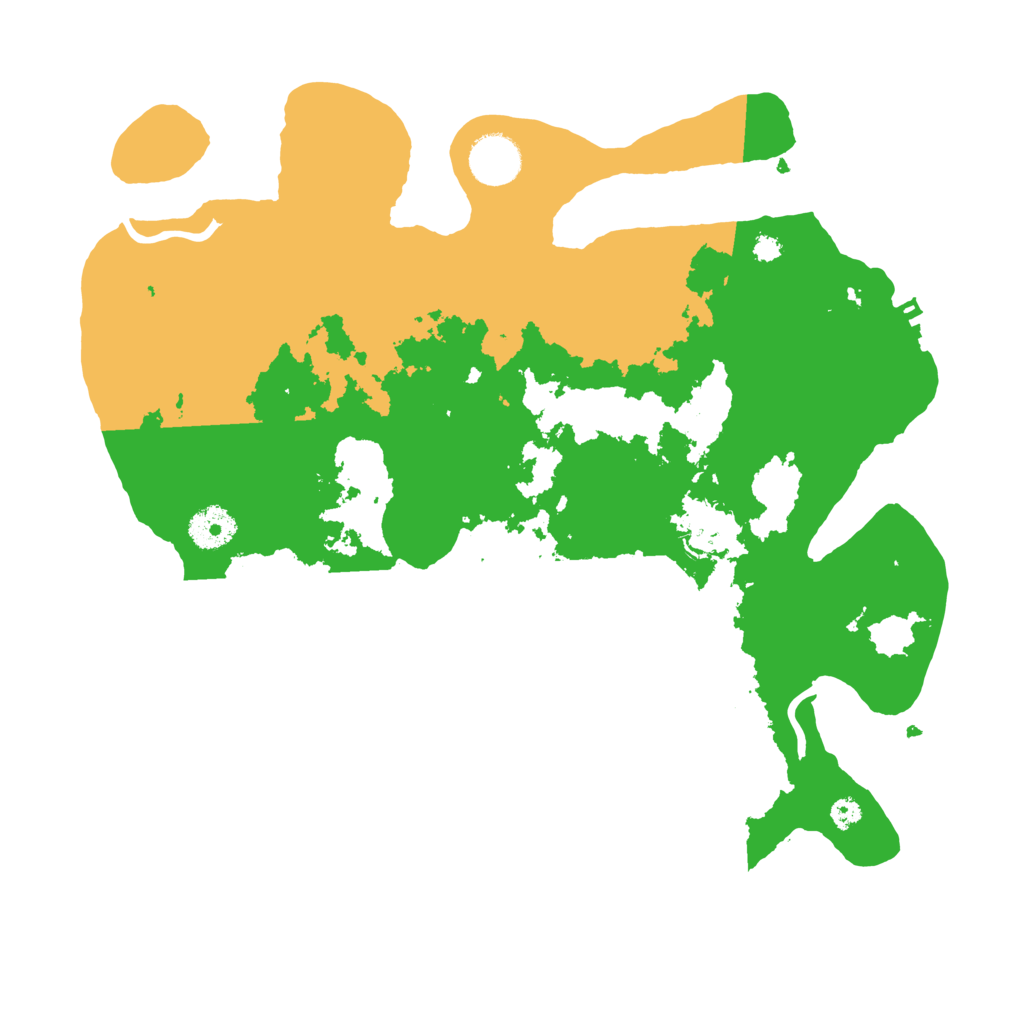 Biome Rust Map: Procedural Map, Size: 3500, Seed: 796507414