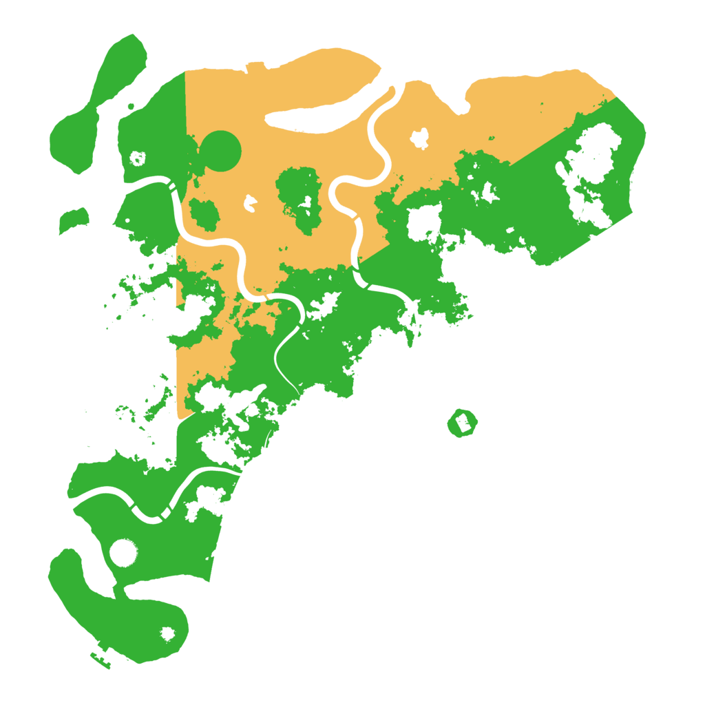 Biome Rust Map: Procedural Map, Size: 4500, Seed: 1168814685