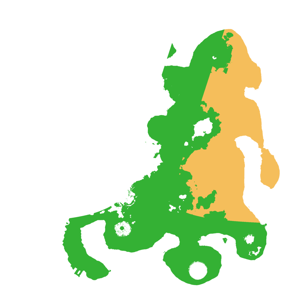 Biome Rust Map: Procedural Map, Size: 3000, Seed: 444333