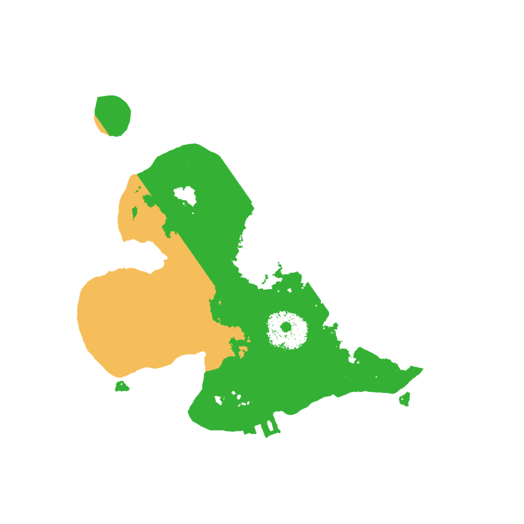 Biome Rust Map: Procedural Map, Size: 2000, Seed: 1992