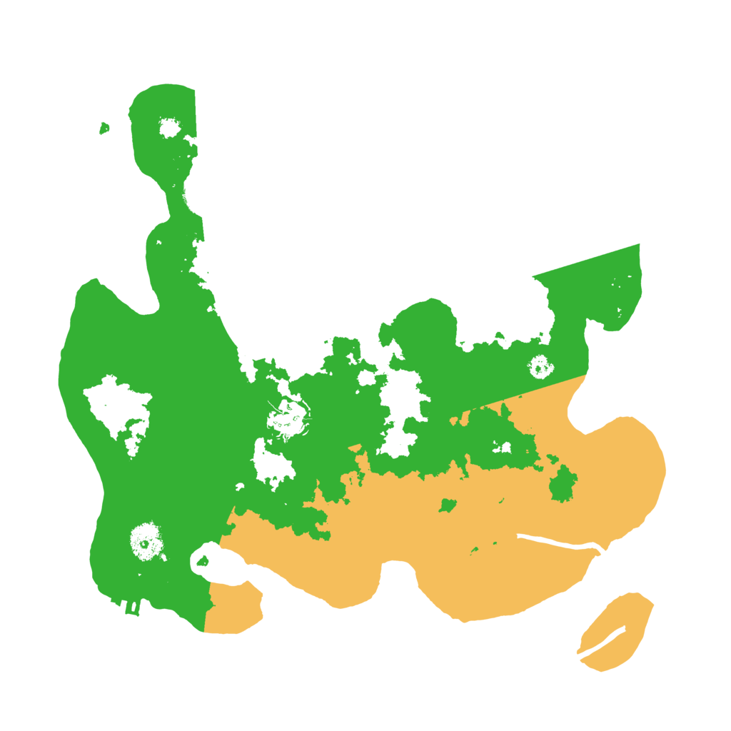 Biome Rust Map: Procedural Map, Size: 3200, Seed: 472313862