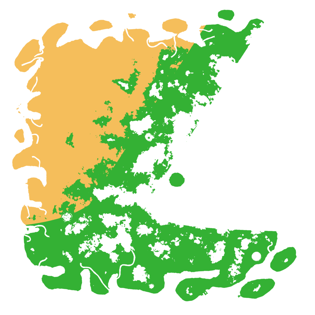 Biome Rust Map: Procedural Map, Size: 6000, Seed: 2089220054