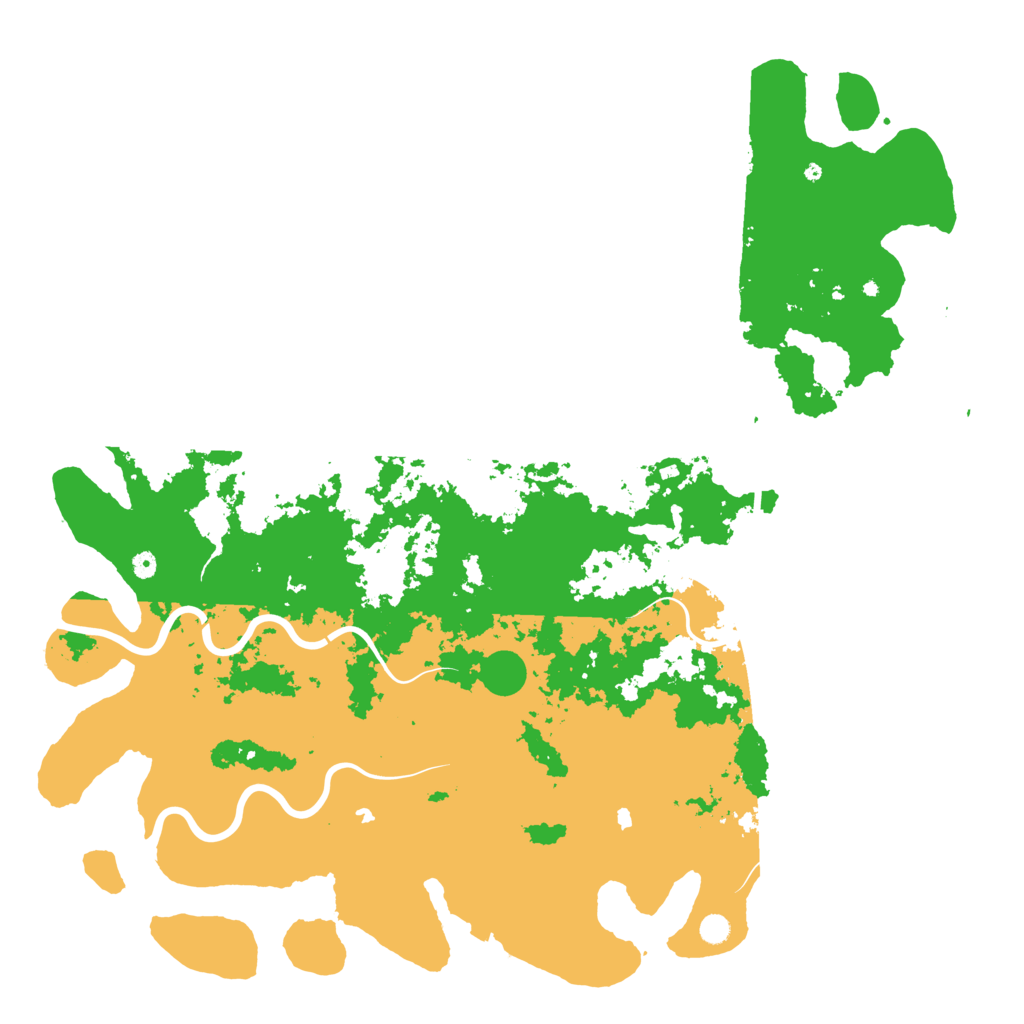 Biome Rust Map: Procedural Map, Size: 6000, Seed: 20210309