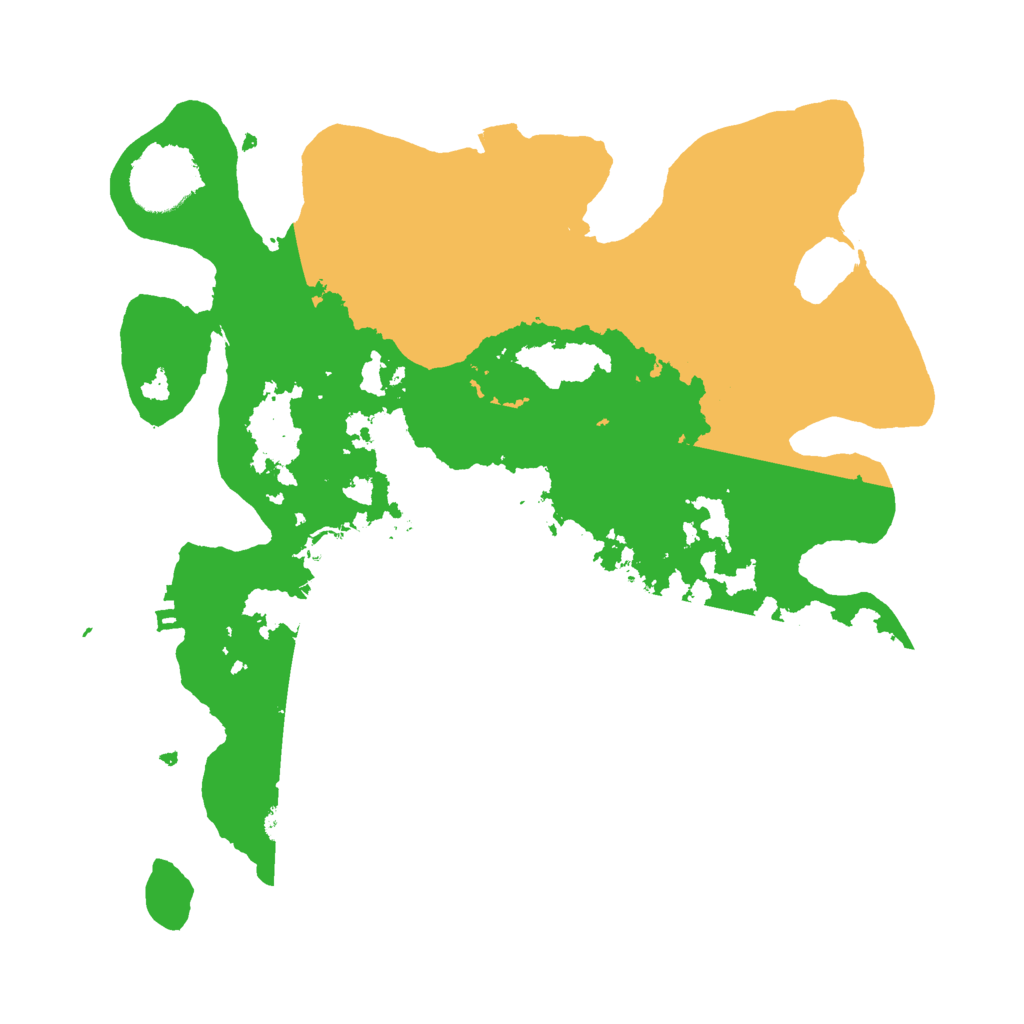 Biome Rust Map: Procedural Map, Size: 3000, Seed: 38627