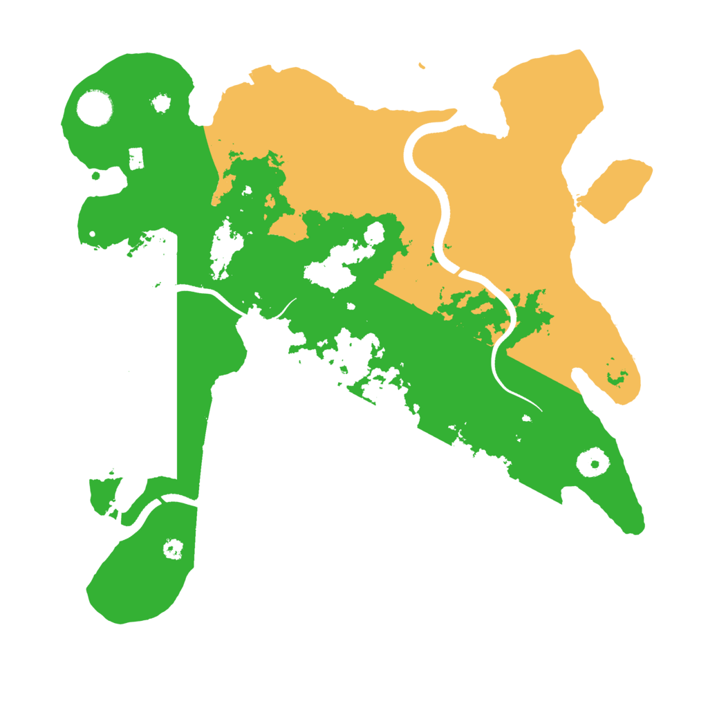 Biome Rust Map: Procedural Map, Size: 3500, Seed: 1857970621