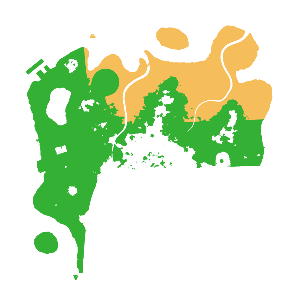 Biome Rust Map: Procedural Map, Size: 3000, Seed: 154624